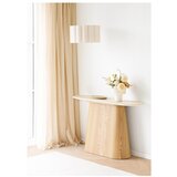 House Nordic Krem/u prirodnoj boji pomoćni stol s kamenom pločom stola 40x130 cm Larvik – | shoptok.hr