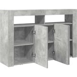  Kreveta Betonski sivi 116 x 30 x 75 cm Konstruirano drvo | shoptok.hr