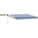  Električna retraktabilna tenda Plava i bijela 3 x 2 m | shoptok.hr