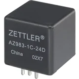 Relej za automobile AZ983-1A-24D, ISO, 24V/DC, 80 A, maks. 7