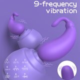 Sex HD jaje s vibracijama u obliku patlidžana (ljubičasto) | shoptok.hr
