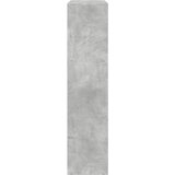  Pregrada/regal za knjige 3 razine sivi 137,5x29x103,5 cm drveni | shoptok.hr