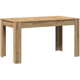 vidaXL Jedilna miza artisian hrast 140x74,5x76 cm inženirski les, (22056687) | Shoptok.si