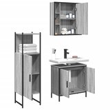  3-dijelni set kupaonskih ormarića boja hrasta sonome drveni | shoptok.hr