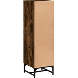  Visoka komoda sa staklenim vratima boja hrasta 35 x 37 x 120 cm | Eponuda.com