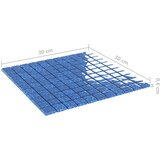 Mosaic keramika 11 pcs Plava 50 x 50 cm Stakl | shoptok.hr