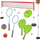  Otroški športni komplet 5v1 badminton košarka odbojka tenis frizbi - Rojstni dan - Za 5+ let | Shoptok.si
