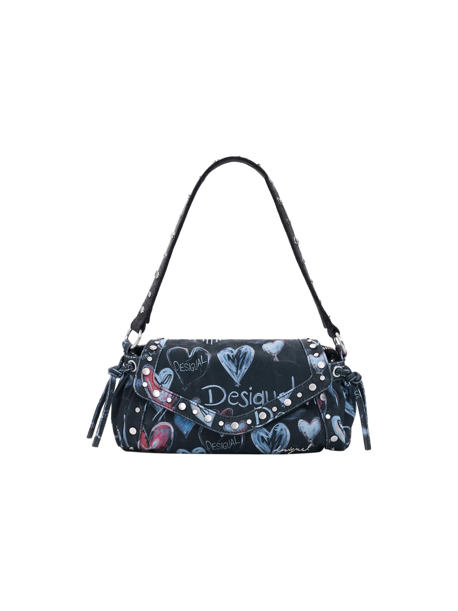 Desigual Torba za čez ramo marine / nebeško modra / srebrna | Shoptok.si