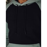 DStreet Bluza męska basic z kapturem czarna | Shoptok.si