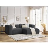 Bobochic Paris Tamno siva kutna garnitura od bouclé tkanine (s desnim kutom) Zephyr – | shoptok.hr