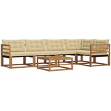  Set vanjskih sofa 6 kom. Prirodna i bež | shoptok.hr