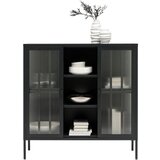 XORA vitrina, črna | Shoptok.si