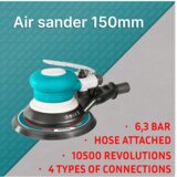 Total Pneumatska brusilica 150 mm/ 1/4 "/ 6.3BAR (TAT91512) | shoptok.hr