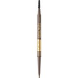 Eveline Cosmetics Micro Precise vodoodporen svinčnik za obrvi s krtačko 2v1 odtenek 02 Soft Brown 4 g Cene