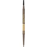 Eveline Cosmetics Micro Precise vodootporna olovka za obrve sa četkicom 2 u 1 nijansa 02 Soft Brown 4 g