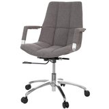 MID.YOU Vrtljivi Stol Saranto, Siva, Vklj. Dekor Blazine | Shoptok.si