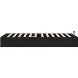  Otomanski krevet s pohranom Crni Hrast 193 x 90 x 25 cm | shoptok.hr