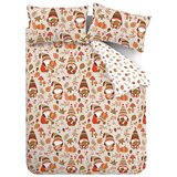 Catherine Lansfield Narančasta/smeđa posteljina za bračni krevet/za produženi krevet 230x220 cm Woodland Gonks – | shoptok.hr