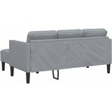  Set sofe s jastukom 2 pcs Svijetlo siva Poliester | shoptok.hr