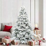 vidaXL Umestno božično drevo med 300 LED Zelena 180 cm PE in PVC | Shoptok.si