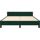  Okvir za krevet bez madraca tamnozeleni 140x190 cm baršunasti | shoptok.hr