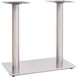  Noga za bistro stol srebrna 70x40x72 cm od nehrđajućeg čelika | shoptok.hr
