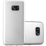 Cadorabo Case, združljiv s Samsungom v kovinskem srebru - zaščitni pokrov, narejen iz fleksibilnega silikona TPU, (20586681) Cene