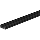  Set aluminijumski profil za LED trake 1m 17.5x7 mm crni | Eponuda.com