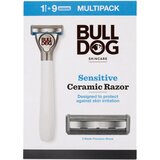 Bull Dog Sensitive Ceramic Razor brivnik + nadomestne britvice 9 ks Cene