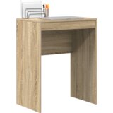 vidaXL Radni stol Sonoma hrast Čvrsto drvo 60 x 40 x 76 cm | shoptok.hr