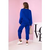 Kesi Włoski Set sweatshirt + pants buttery fabric cornflower blue | Shoptok.si