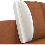 SOFA za dvije osobe Smeđa 188 x 81 x 89 cm Umjetna koža - Smeđa | shoptok.hr