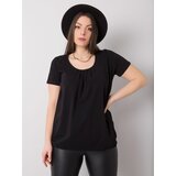 BASIC Feel Good T-shirt-RV-TS-6320.85P-black Cene