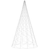  Božićno drvce na stijegu 3000 toplih bijelih LED žarulja 800 cm | shoptok.hr