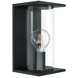Eglo Vanjska zidna svjetiljka (40 W, Crne boje, Prozirno, IP54)