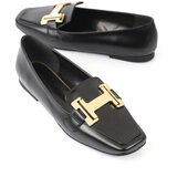 Capone Outfitters Loafer Shoes - Black - Flat cene