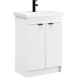 vidaXL Komplet pohištva za kopalnico Bela 78,5 x 37,5 x 81 cm, (5000245452) | Shoptok.si