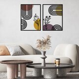 Atelier Del Sofa zidna dekoracija Majestic, 95.5x60 cm, Šarena Cene