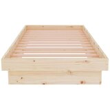  Posteljni okvir trden les 75x190 cm, (20648117) | Shoptok.si