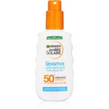 Garnier Ambre Solaire Sensitive Advanced sprej za sunčanje za osjetljivu kožu SPF 50+ 150 ml | shoptok.hr
