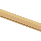 Sobna vrata tanka zlatna 93x201,5 cm kaljeno staklo i aluminij | shoptok.hr