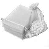 INF majhne darilne vrečke z vrvico organza 25 kosov 7x9 cm grey, (21246927) Cene