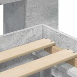  Okvir kreveta s pohranom s uzglavljem Betonska siva 80 x 200 cm | shoptok.hr