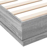  Okvir za krevet boja hrasta 150x200 cm od konstruiranog drva | shoptok.hr