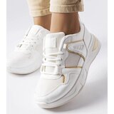 Gemre White sneakers made of combined materials Caya | Shoptok.si