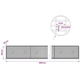 Gabion s žicom debljine 3 5 mm i mrežom 5x2 5 cm 600x20x50 cm - 20 cm 50 cm 600 cm | shoptok.hr