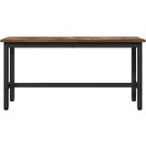  Klupa za blagovanje Dimljeni hrast 100 x 32 5 x 48 5 cm | shoptok.hr