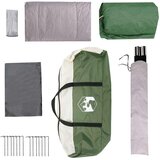  Obiteljski šator s krovom Zelena 320 x 210 x 180 cm Poliester | Eponuda.com