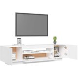 TV ormarić s LED svjetlima bijeli 160 x 35 x 40 cm | Eponuda.ba