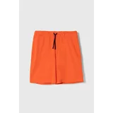 United Colors Of Benetton Otroške bombažne kratke hlače oranžna barva